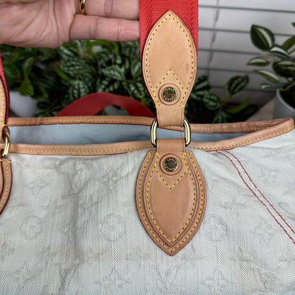 Louis Vuitton Limited Edition Blue Denim Sunlight Bag