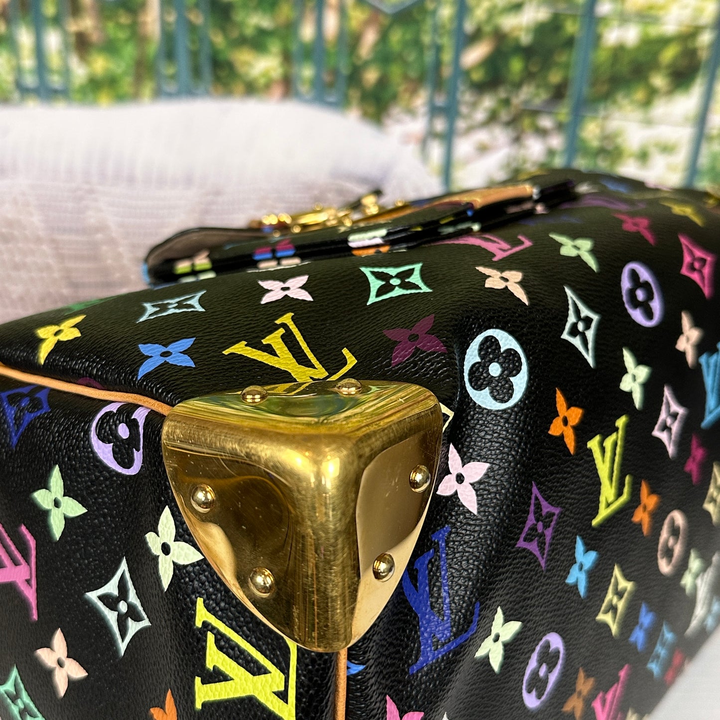 Louis Vuitton Limited Edition Murakami Black Multicolor Speedy 30