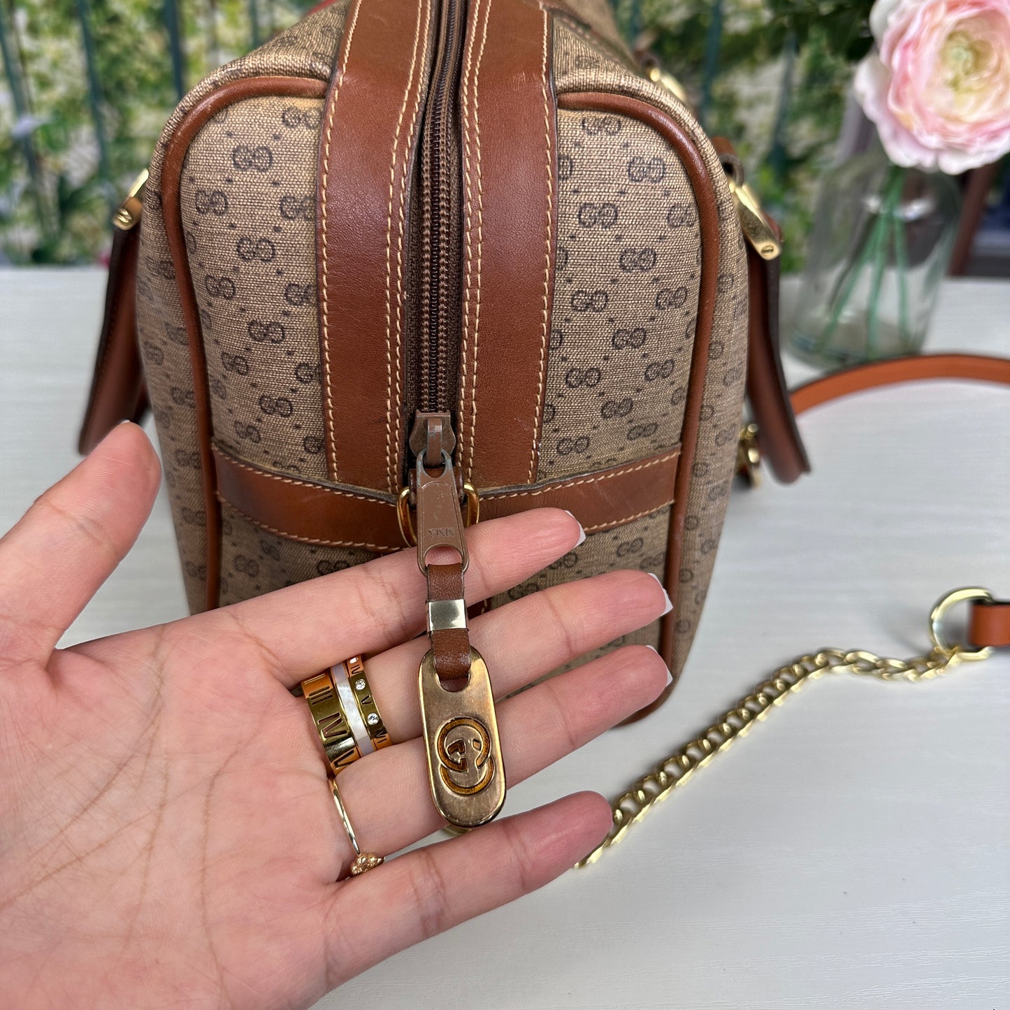Gucci Vintage Sherryline Boston Bag