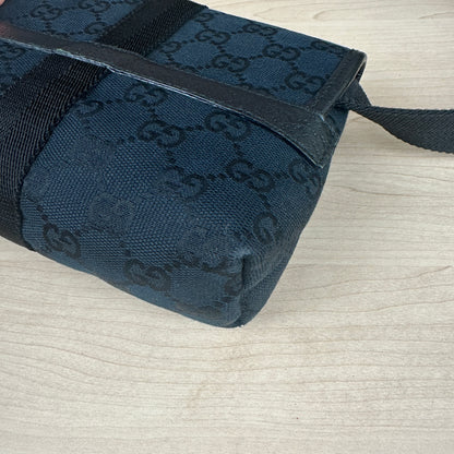Gucci GG Web Buckle Belt Bag Black