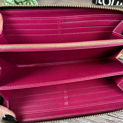 Louis Vuitton Monogram Zippy Wallet Fuchsia