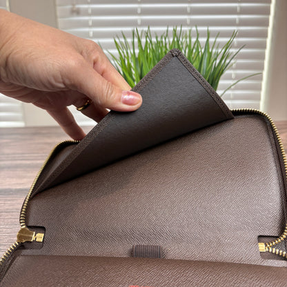 Louis Vuitton XL Zippy Organizer Damier Ebene