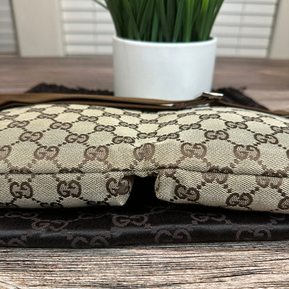 Gucci GG Canvas Belt Bag Brown