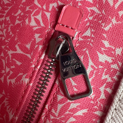 Louis Vuitton Corail Cotton Canvas Articles De Voyage Cabas MM Bag