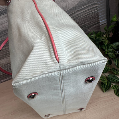 Louis Vuitton Corail Cotton Canvas Articles De Voyage Cabas MM Bag