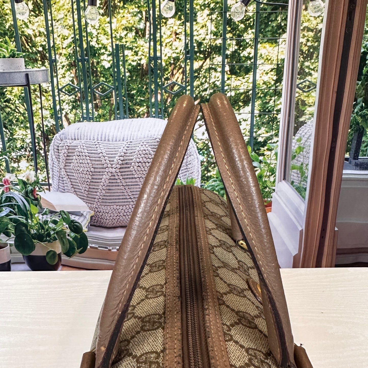 Gucci Vintage GG Boston Bag