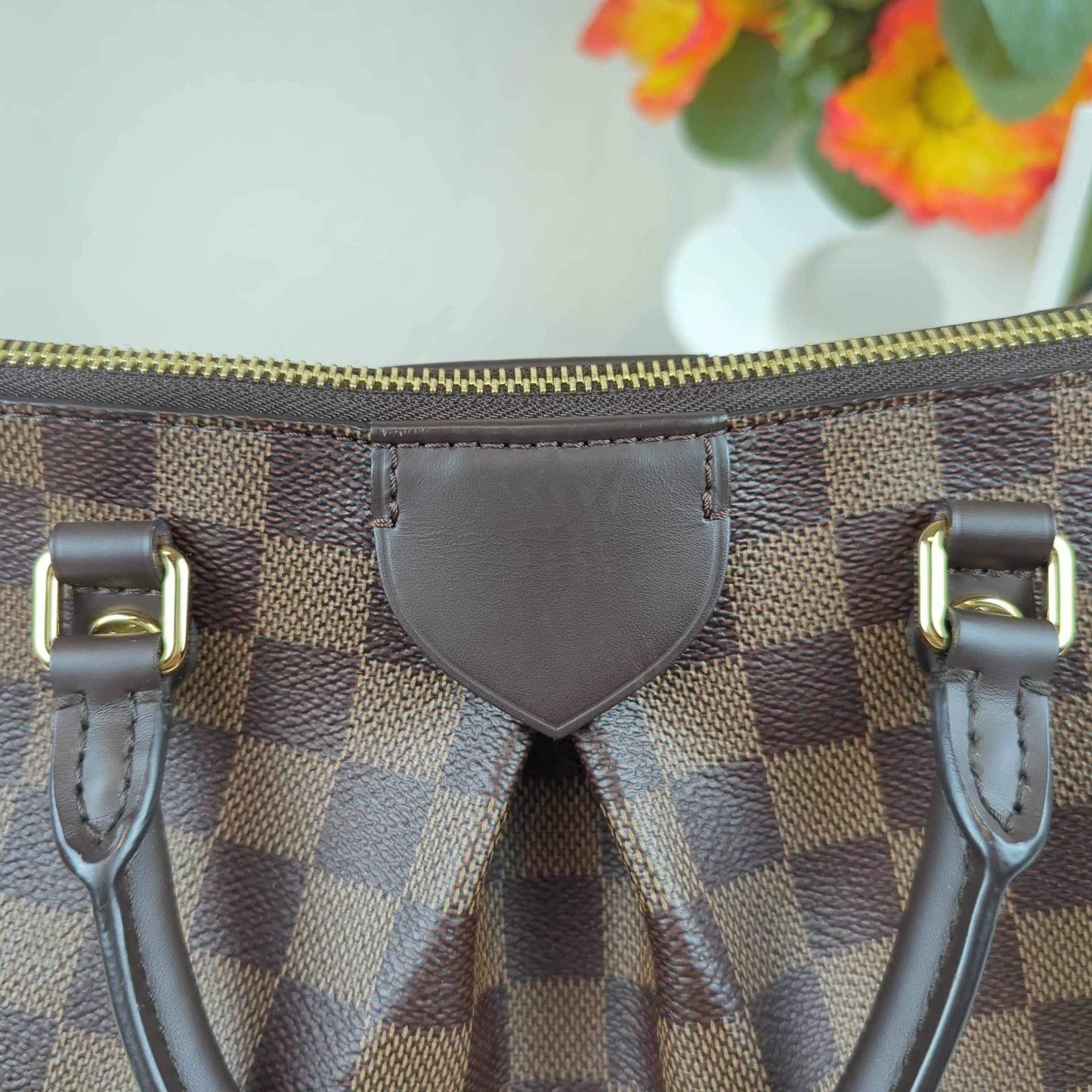 Louis Vuitton Damier Siena PM Two Way Crossbody Bag