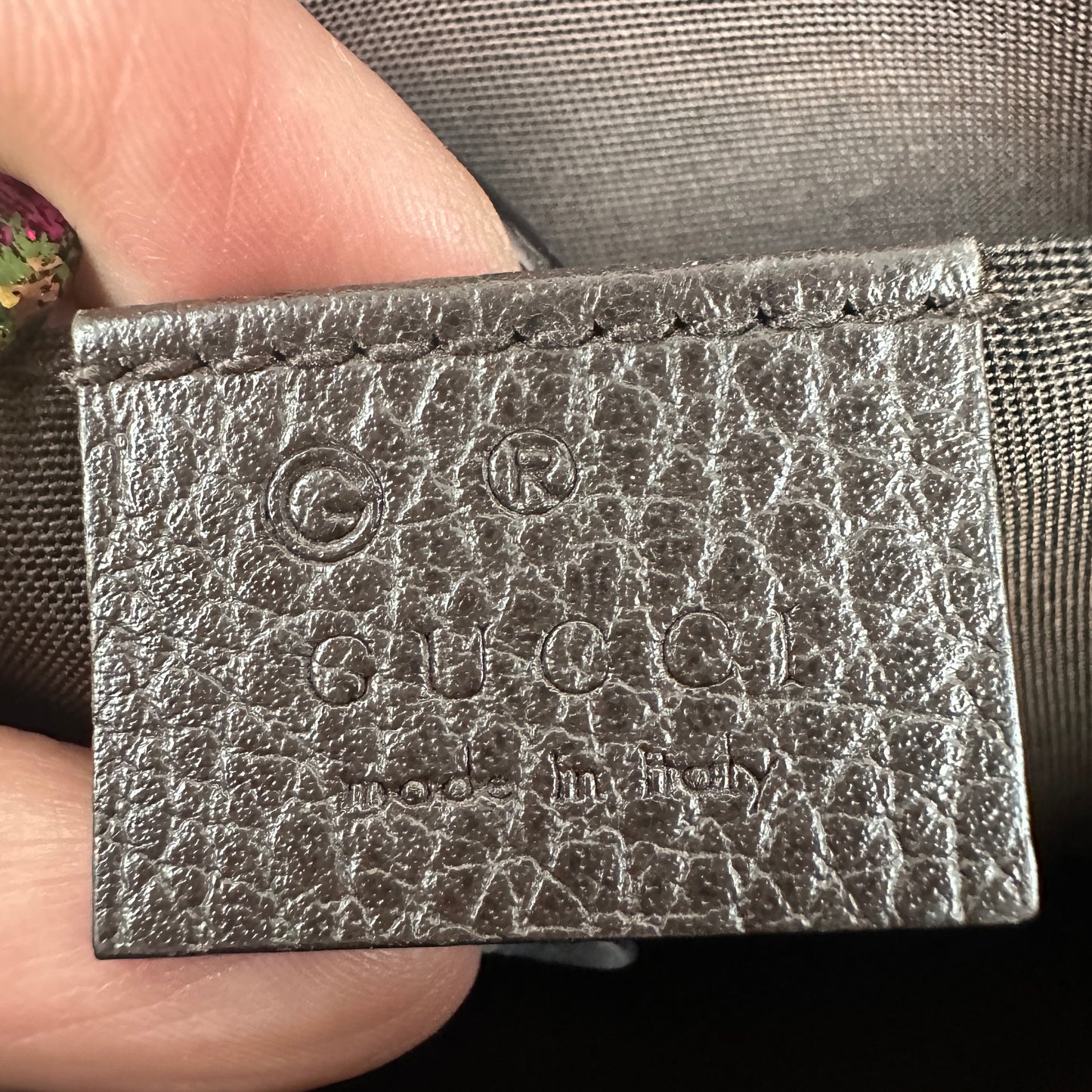 Gucci Original Monogram Belt Bag Dark Brown