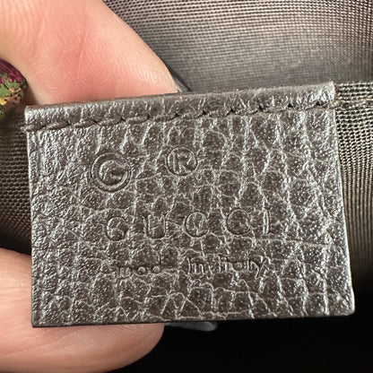 Gucci Original Monogram Belt Bag Dark Brown