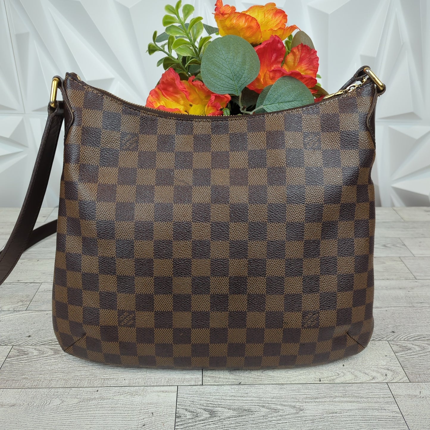 Louis Vuitton Damier Ebene Bloomsbury PM Crossbody Bag