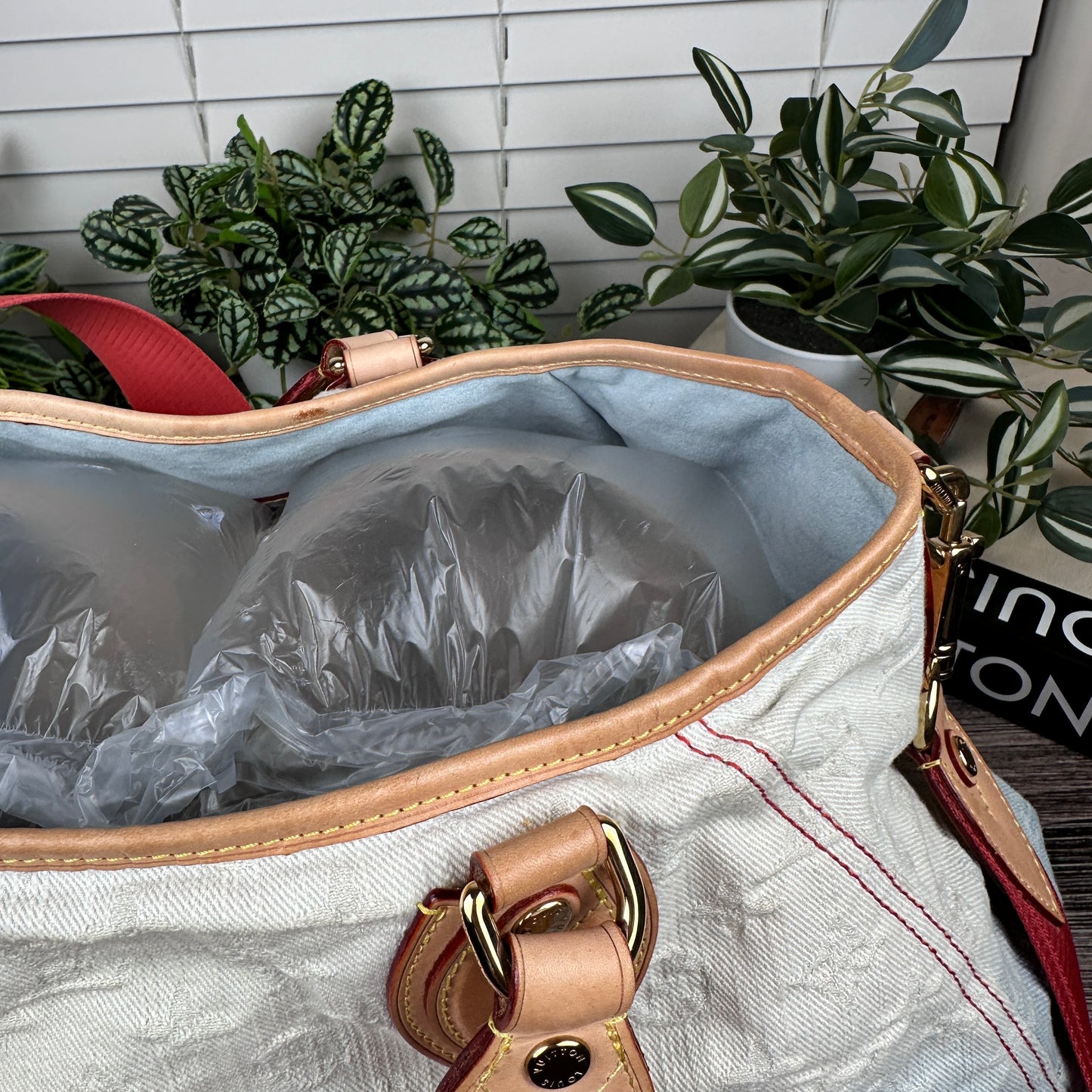 Louis Vuitton Limited Edition Blue Denim Sunlight Bag