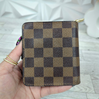 Louis Vuitton Damier Ebene Compact Bifold Zip Wallet