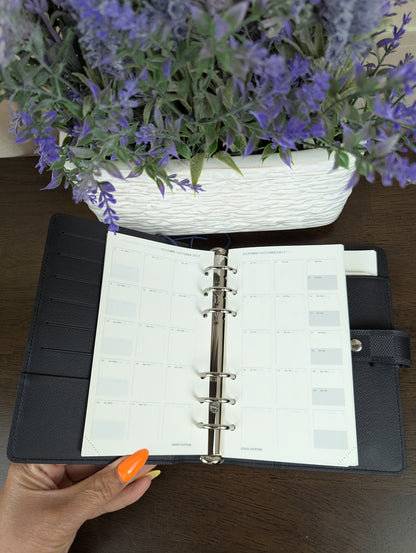 Damier Graphite Medium Ring Agenda