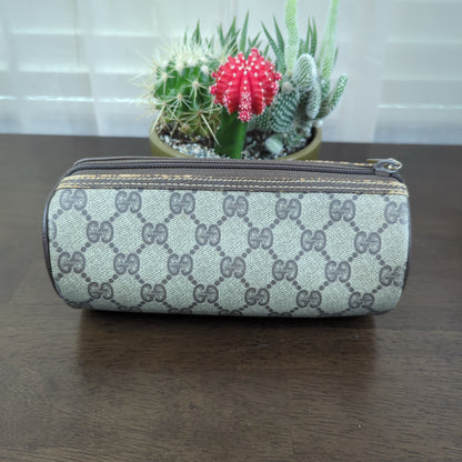 Vintage GG Monogram Cylinder Pouch