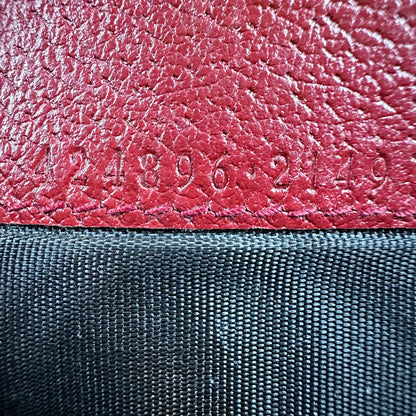 Supreme Monogram Tian Card Case Beige Multicolor Red