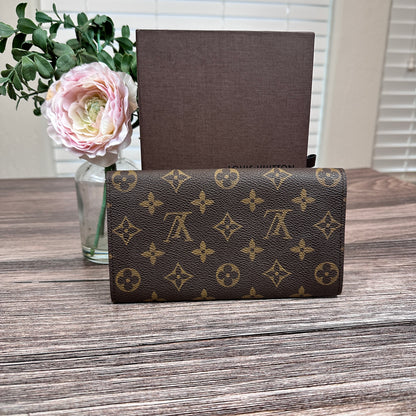 Louis Vuitton Monogram Sarah Wallet Old Model