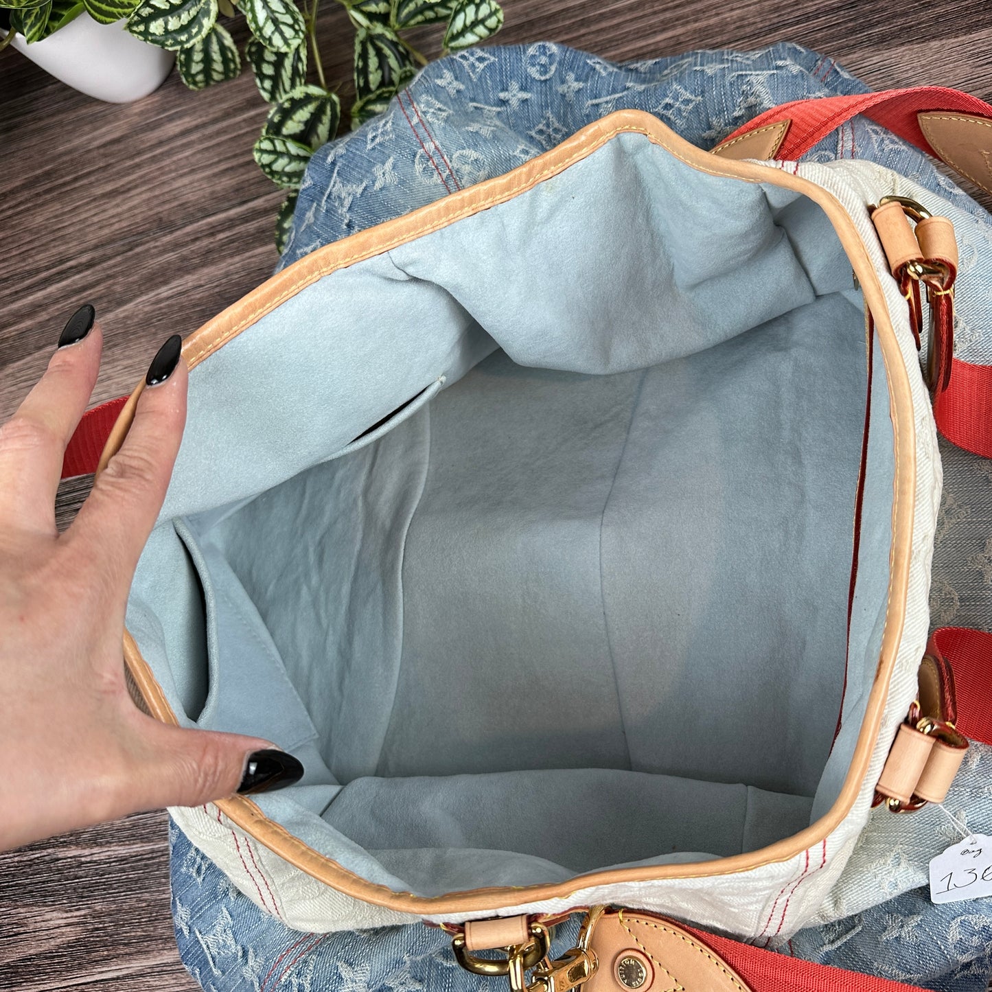 Louis Vuitton Limited Edition Blue Denim Sunlight Bag