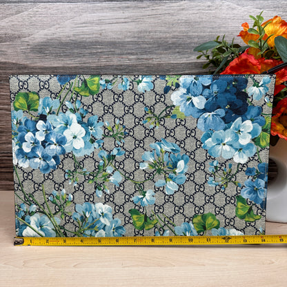 Gucci Blue Blooms Large Tablet Documents Holder