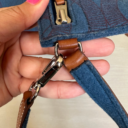 Hermes Blue Karimi MM Tote