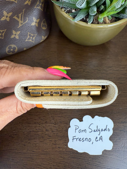 6-Ring Key Holder in Damier Azur