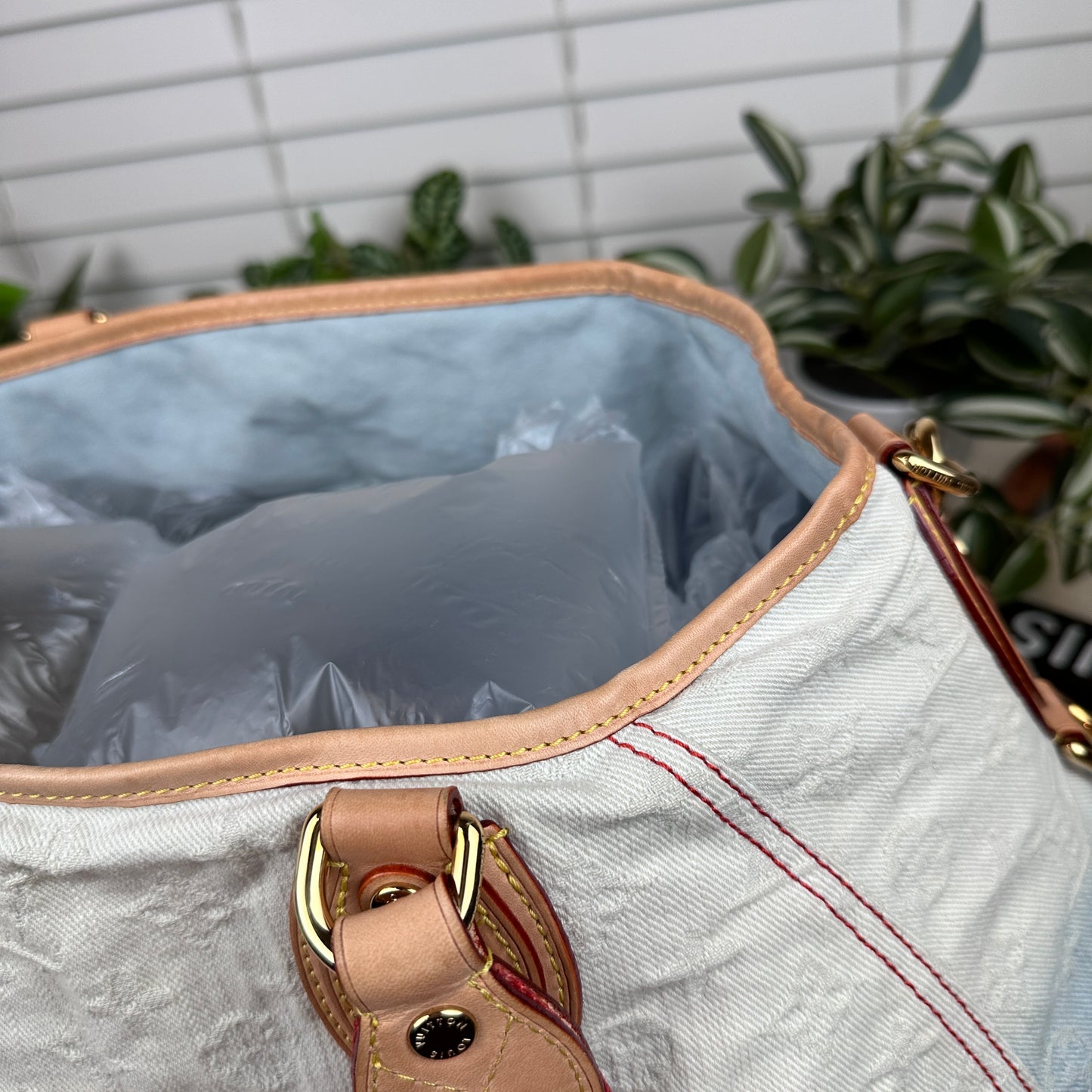 Louis Vuitton Limited Edition Blue Denim Sunlight Bag