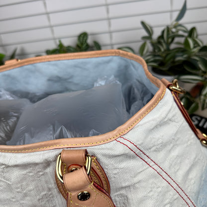 Louis Vuitton Limited Edition Blue Denim Sunlight Bag