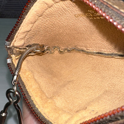 Gucci Vintage Supreme Canvas Key Purse