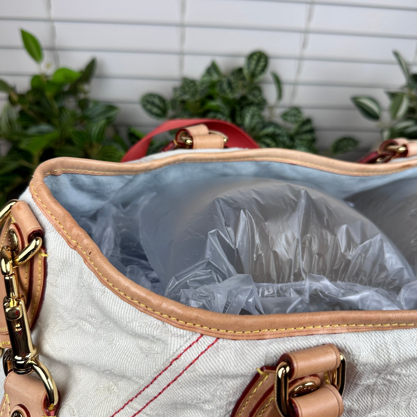 Louis Vuitton Limited Edition Blue Denim Sunlight Bag