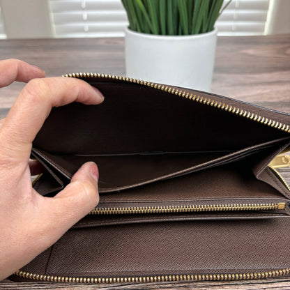 Louis Vuitton XL Zippy Organizer Damier Ebene