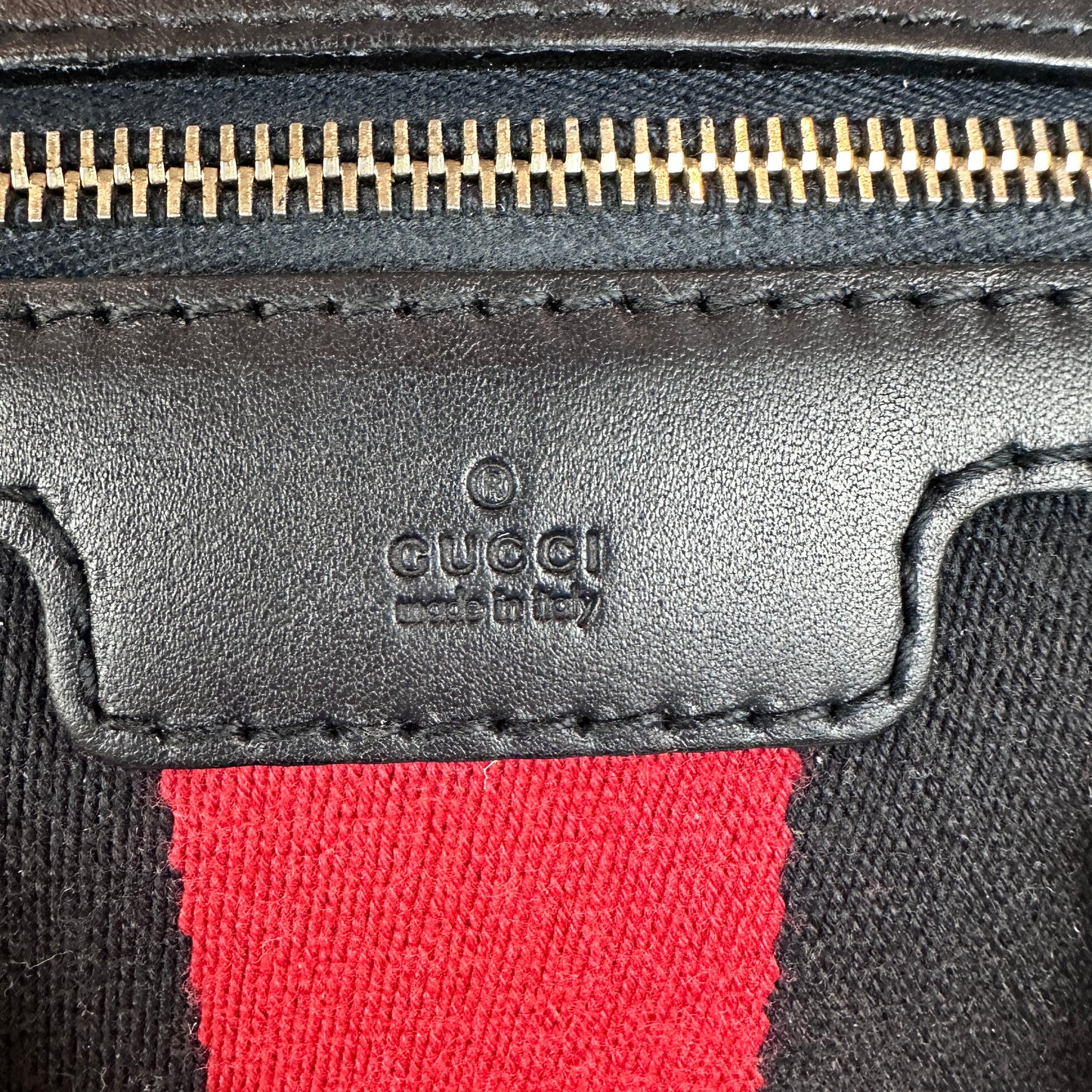Gucci Original GG Canvas Medium Boston Bag Navy Blue