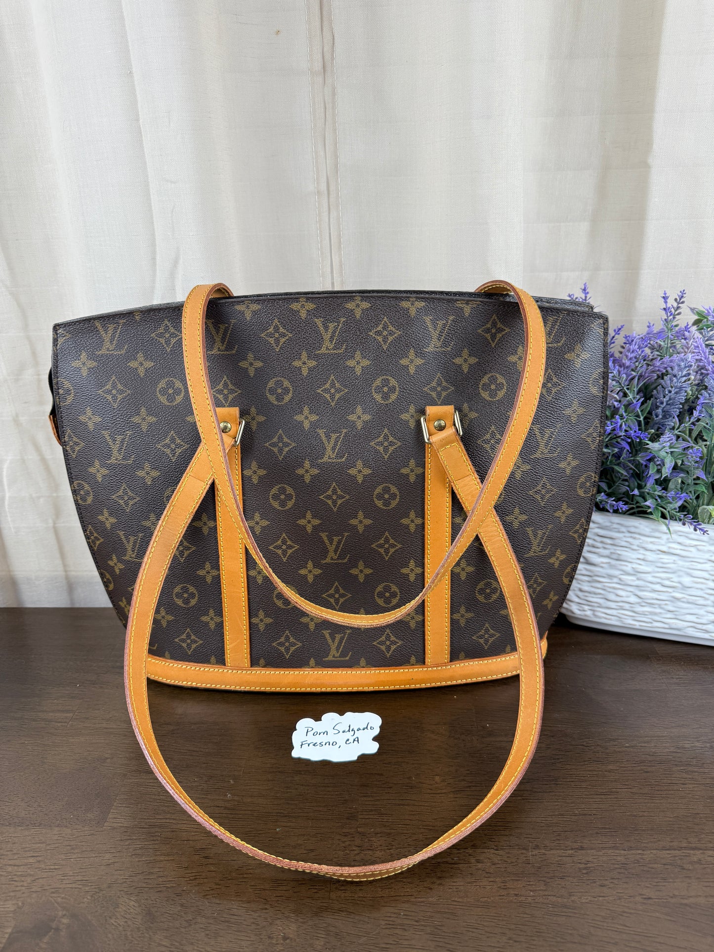 Vintage Monogram Babylone Tote