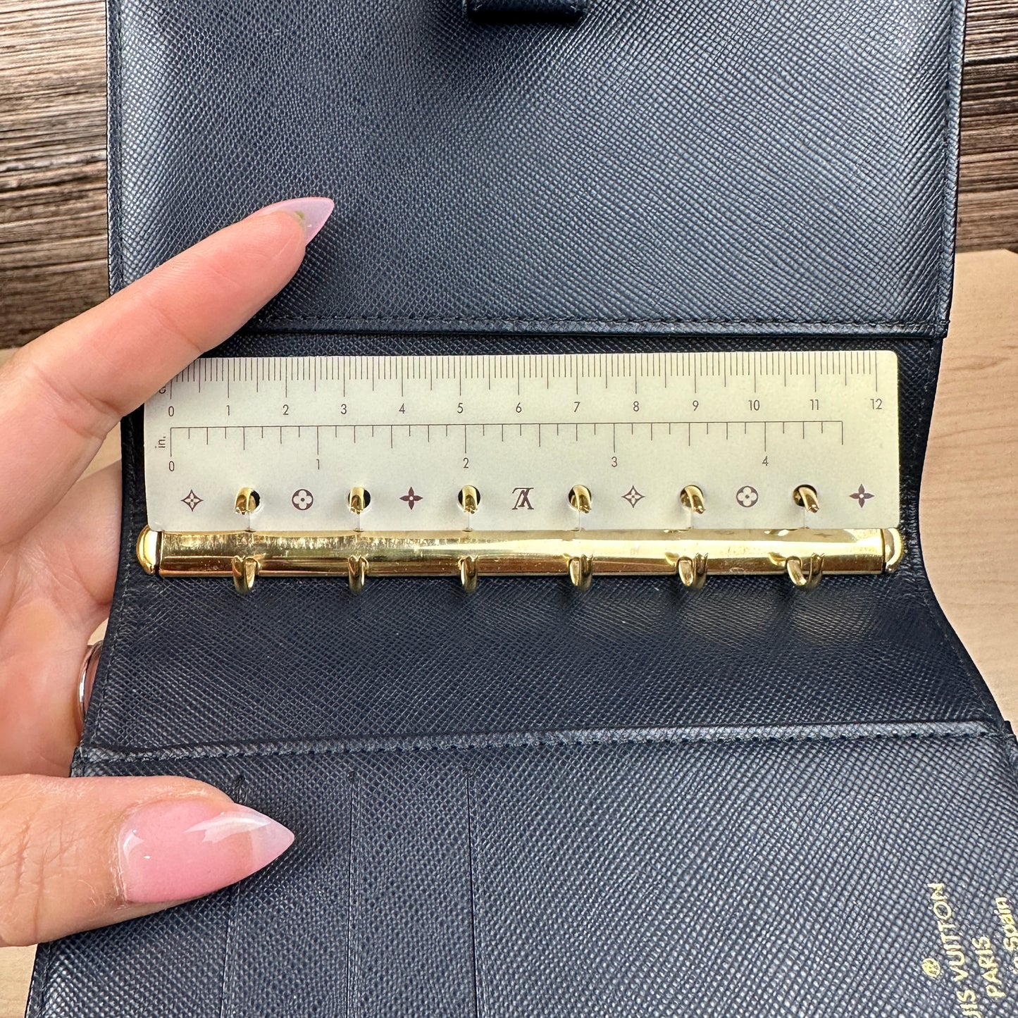 Louis Vuitton Mini Lin Agenda PM Navy Blue
