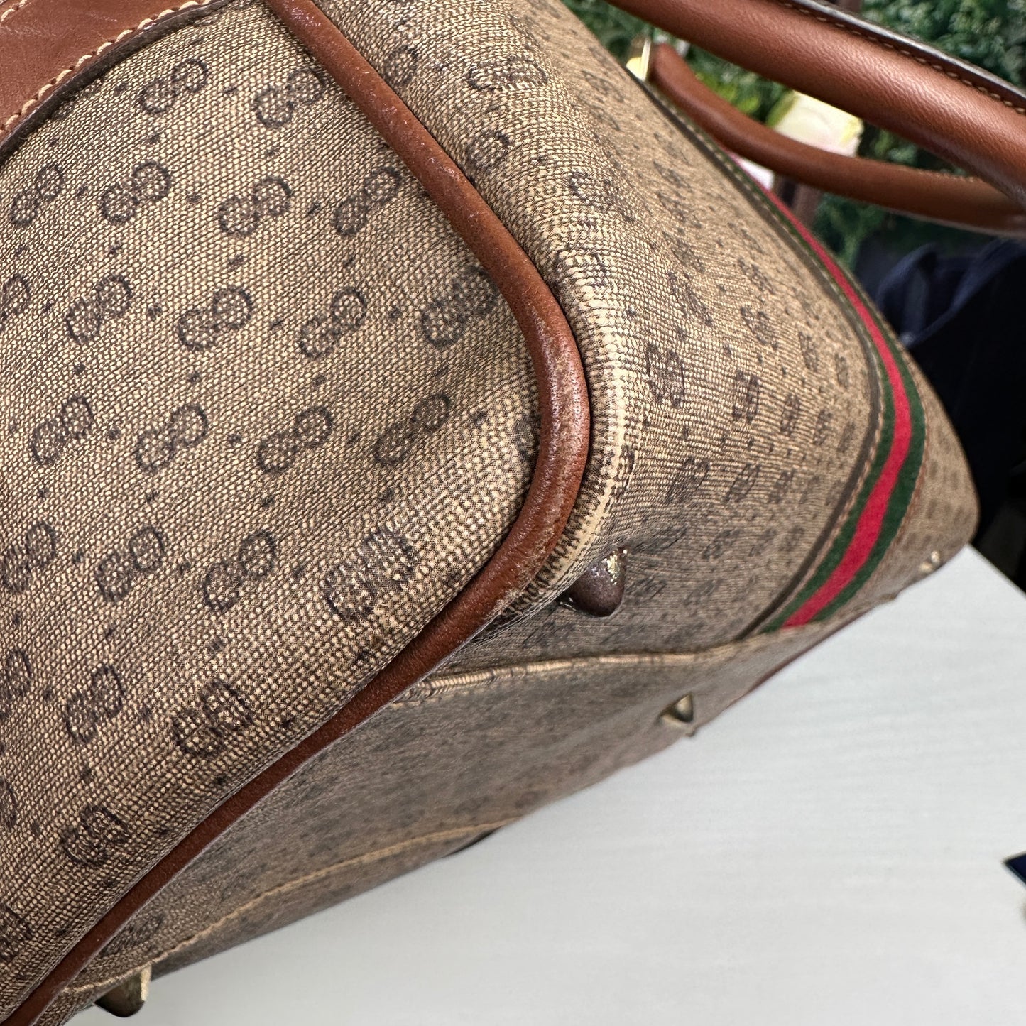 Gucci Vintage Sherryline Boston Bag