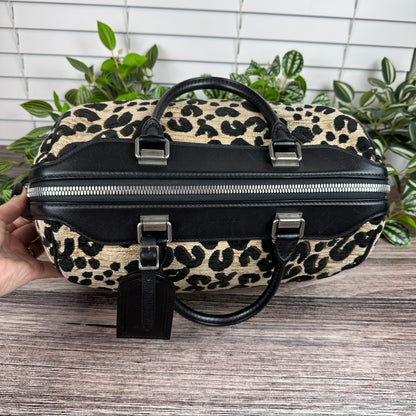 Louis Vuitton Limited Edition Stephen Sprouse Jacquard Velvet Leopard Print Speedy