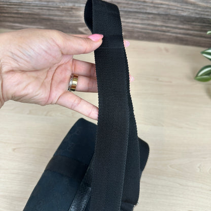 Gucci GG Web Buckle Belt Bag Black