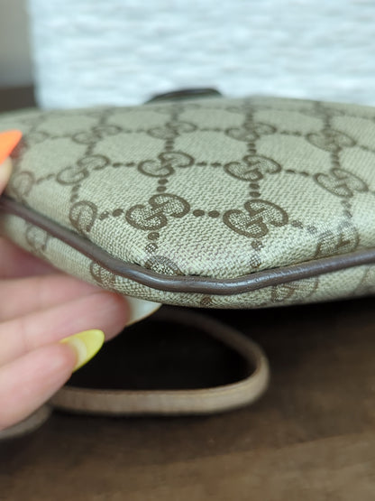 Vintage Sherryline Brown Monogram Crossbody Bag