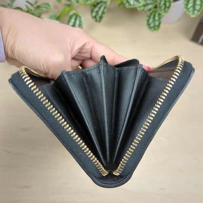 Gucci Original GG Web Zip Around Wallet