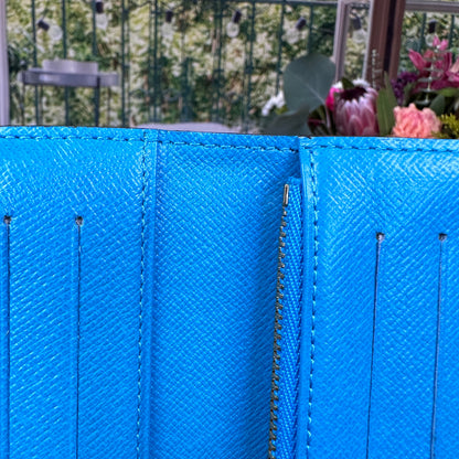 Louis Vuitton Rare Turquoise Blue Monogram Insolite Wallet