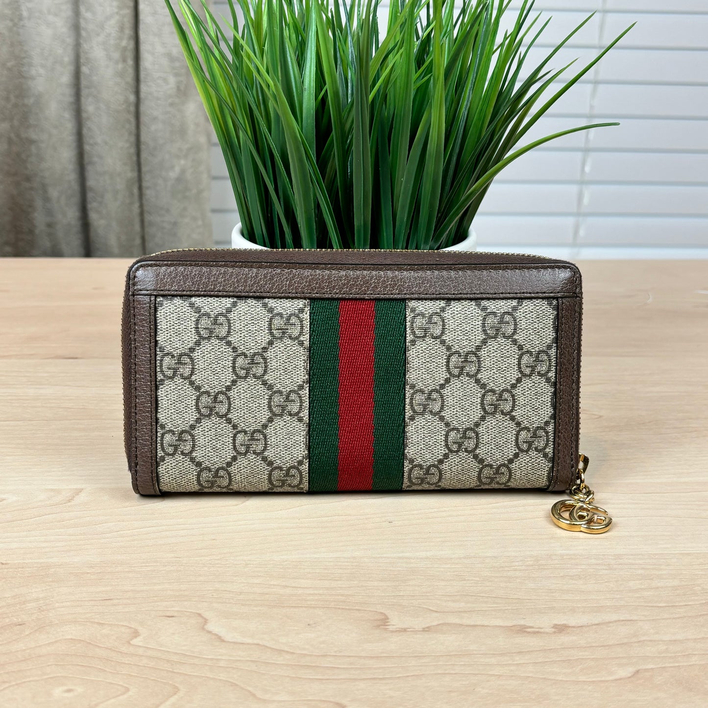 Gucci Ophidia GG Zip Around Wallet