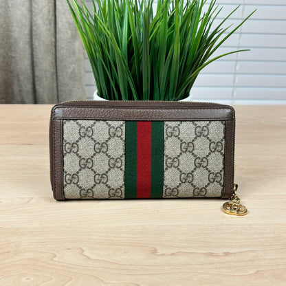 Gucci Ophidia GG Zip Around Wallet