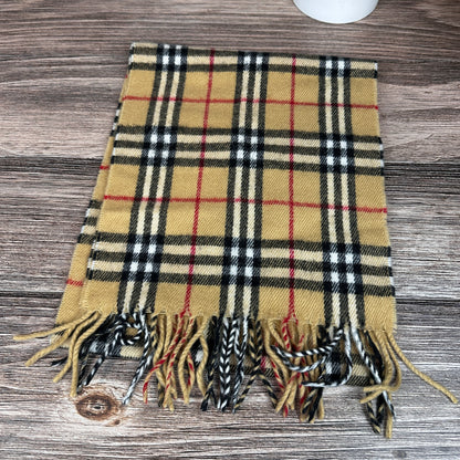 Burberry Check Scarf Beige