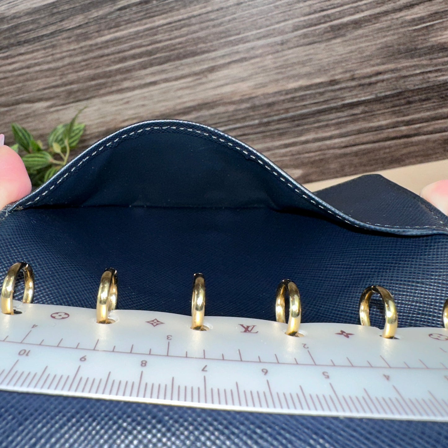 Louis Vuitton Mini Lin Agenda PM Navy Blue