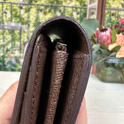 Louis Vuitton Damier Ebene Sarah Wallet
