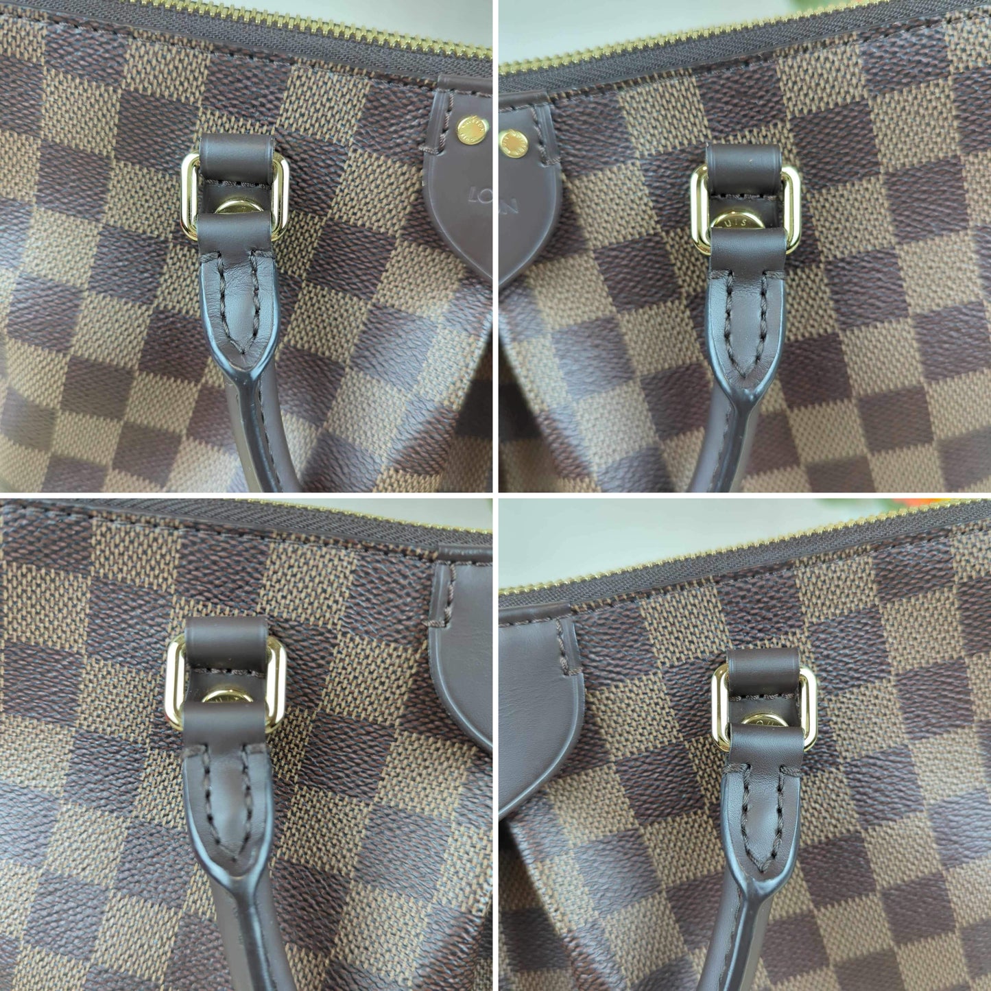 Louis Vuitton Damier Siena PM Two Way Crossbody Bag