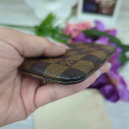 Louis Vuitton Damier Ebene Key Cles Pouch