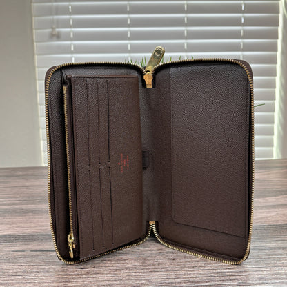 Louis Vuitton XL Zippy Organizer Damier Ebene