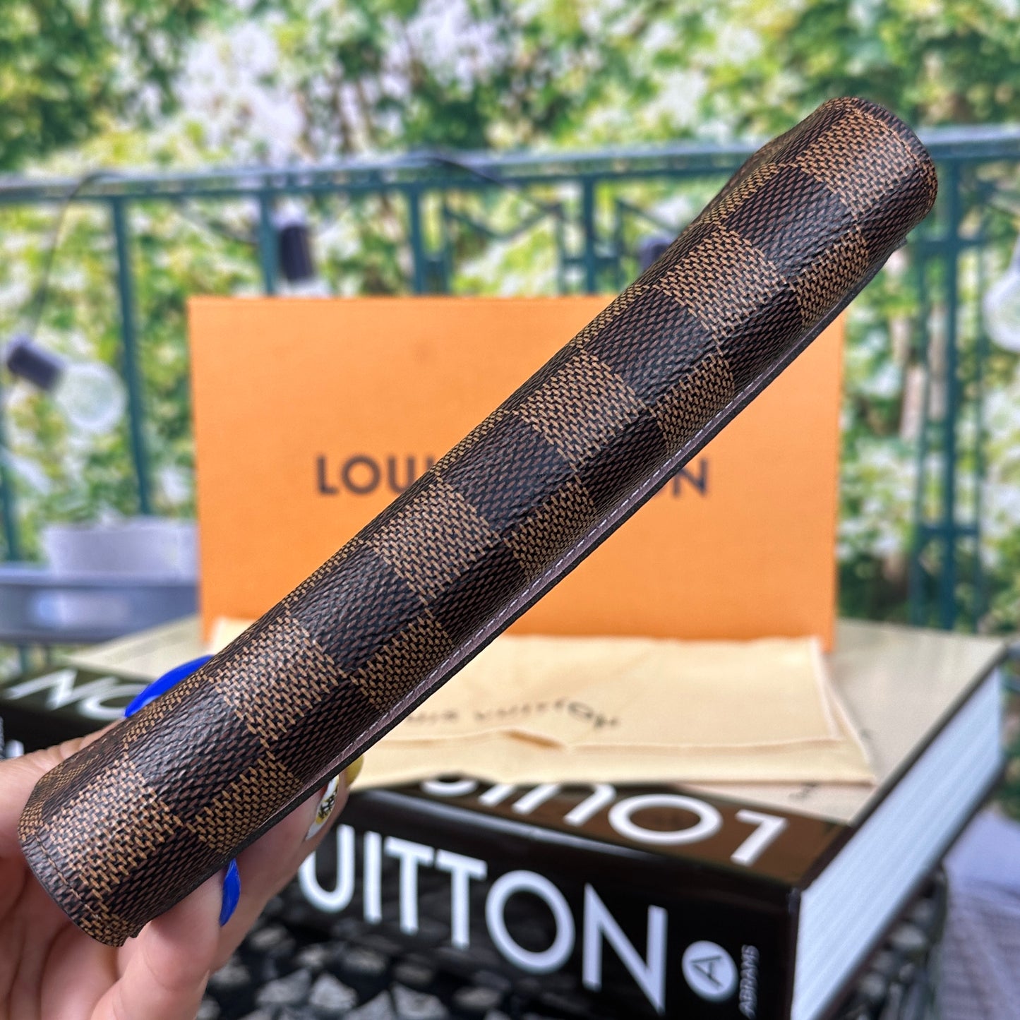 Louis Vuitton Damier Sarah Wallet Rose Ballerine