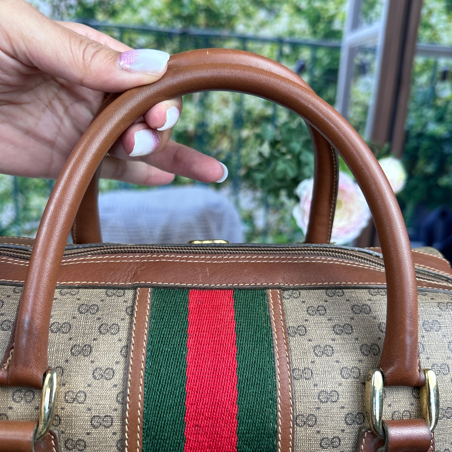 Gucci Vintage Sherryline Boston Bag