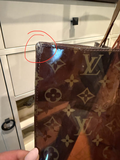 Limited Edition Monogram Vinyl Ambre Cruise Tote Bag