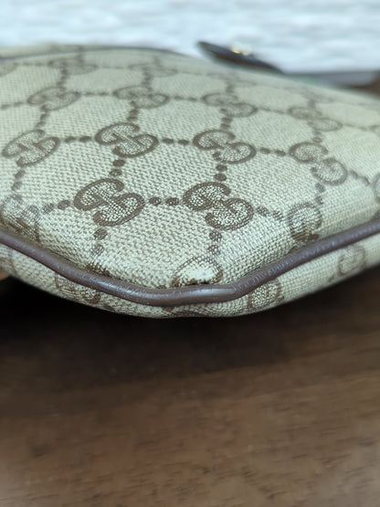 Vintage Sherryline Brown Monogram Crossbody Bag